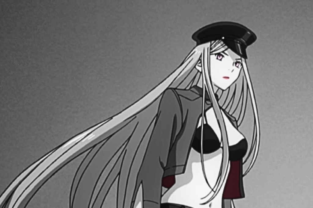 Foto da personagen bishamonten do anime noragami que traz vários personagens inspirados nos sete deuses da sorte.