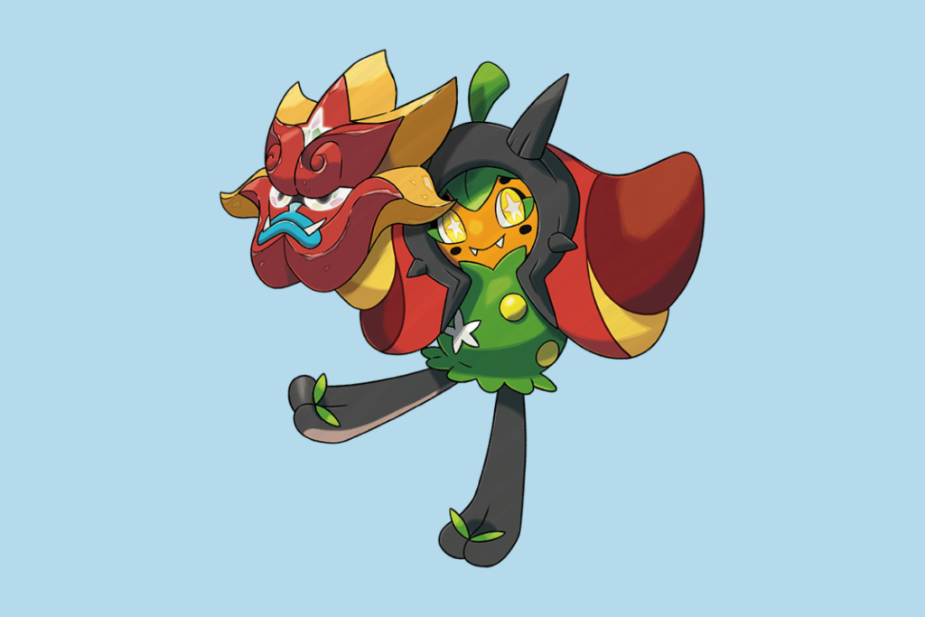 Pokémon inspirado no Namahage, Ogerpon.