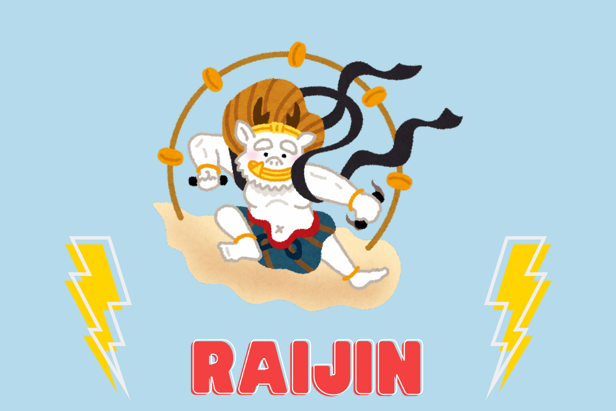 Raijin deus do Trovão e raios