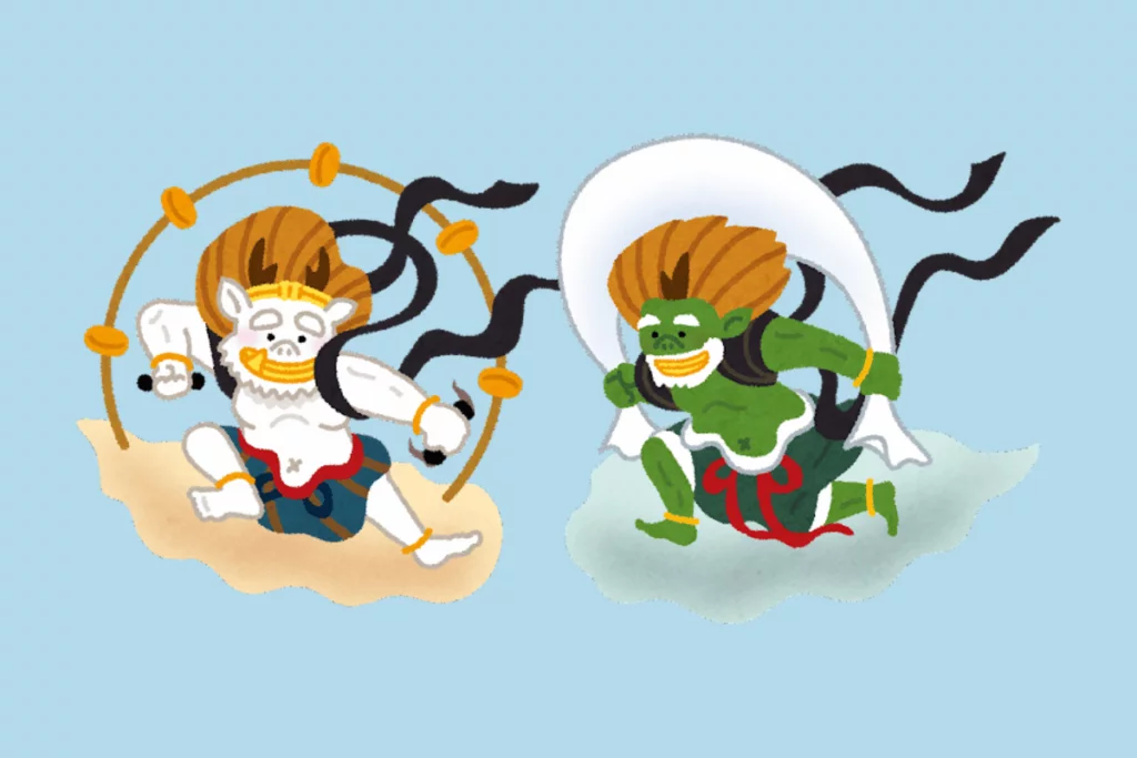 irmaos fujin e raijin