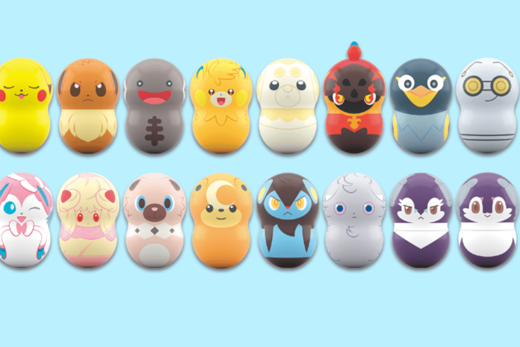bonecos coo'nuts do pokémon