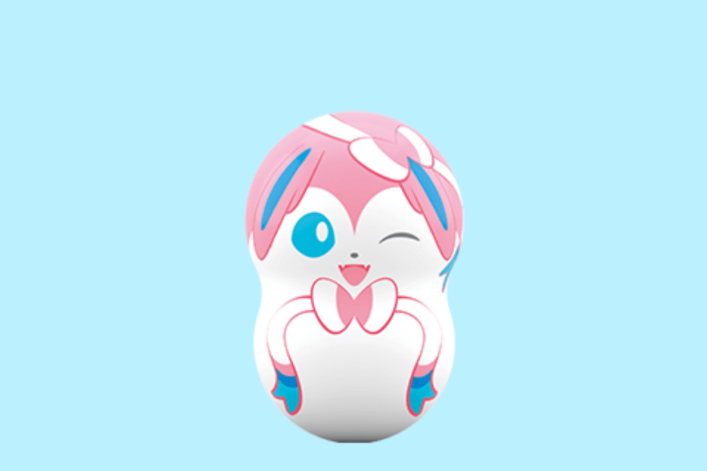 Sylveon em forma de okiagari Koboshi