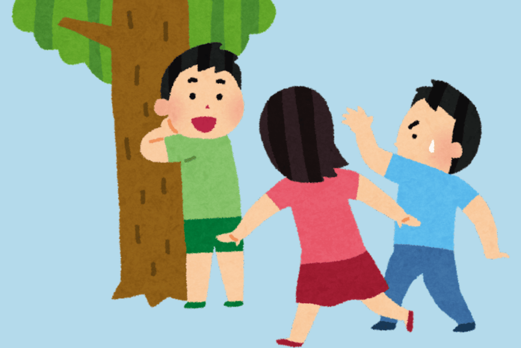 brincadeiras japonesas tradicionais- crianças brincando de darumasan ga koronda