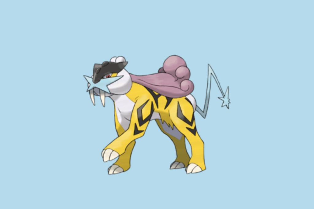 Pokémon Raikou possivelmente inspirado na criatura mitologica japonesa-Nue